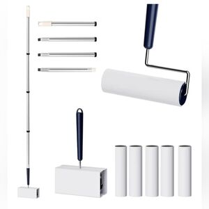 NEW Large Extendable Lint Roller with Extra Rolls